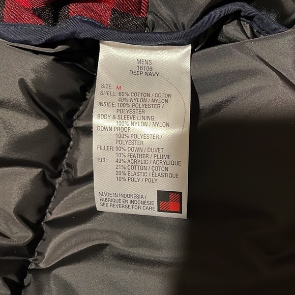 WOOLRICH Mens Navy Puffer coat M - Picture 7 of 7